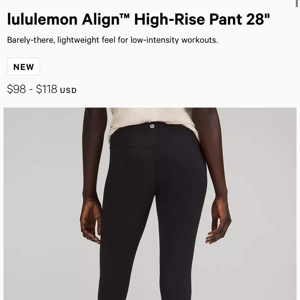 lululemon Align™ High-Rise Pant 28"